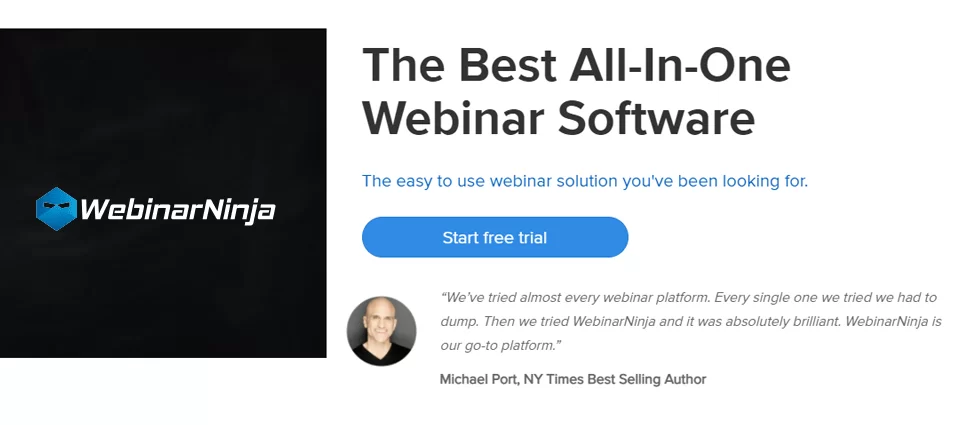 webinarninja is an all-in-one webinar marketing solution