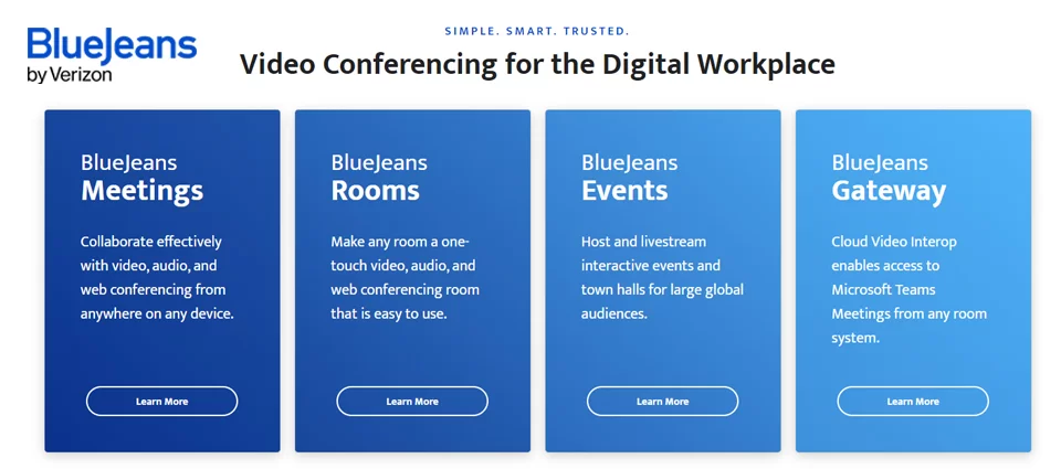 BlueJeans Events is a globally trusted live video streaming tool.