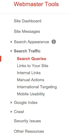 google-webmasters-tools-navigation
