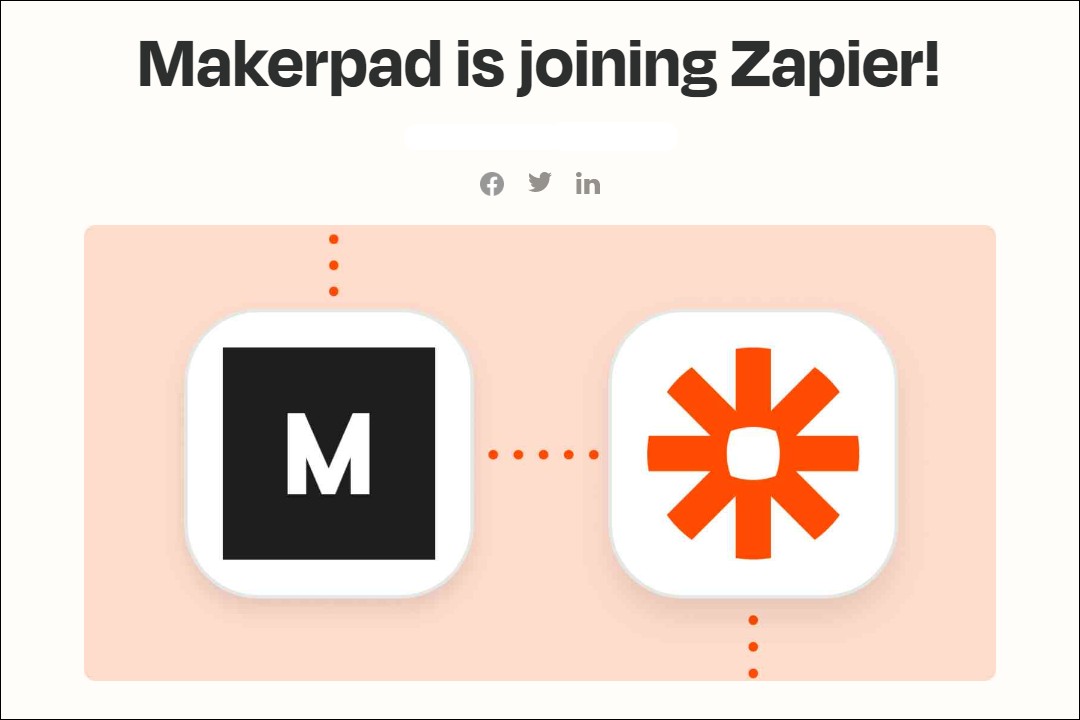 Zapier 购买 Makerpad