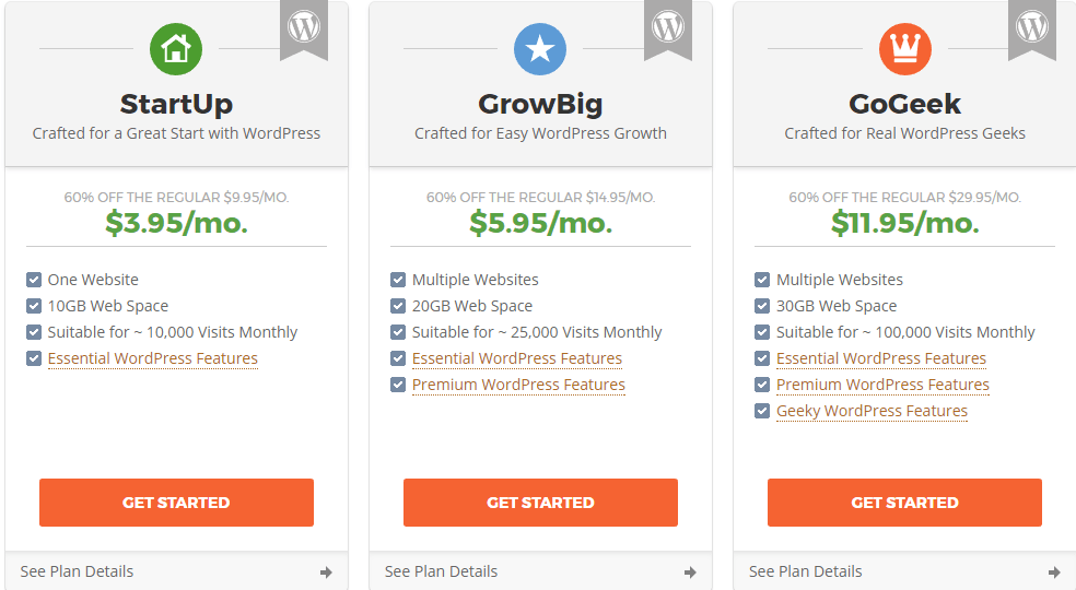 SiteGround WordPress 託管