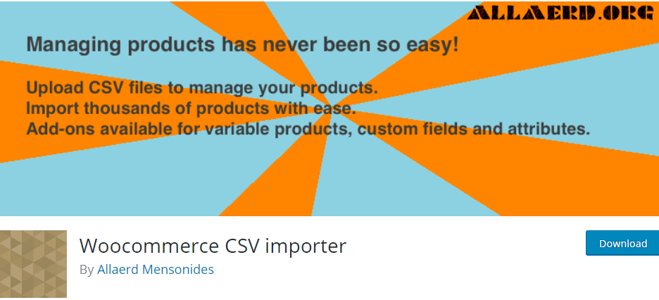 WooCommerce CSV 導入器