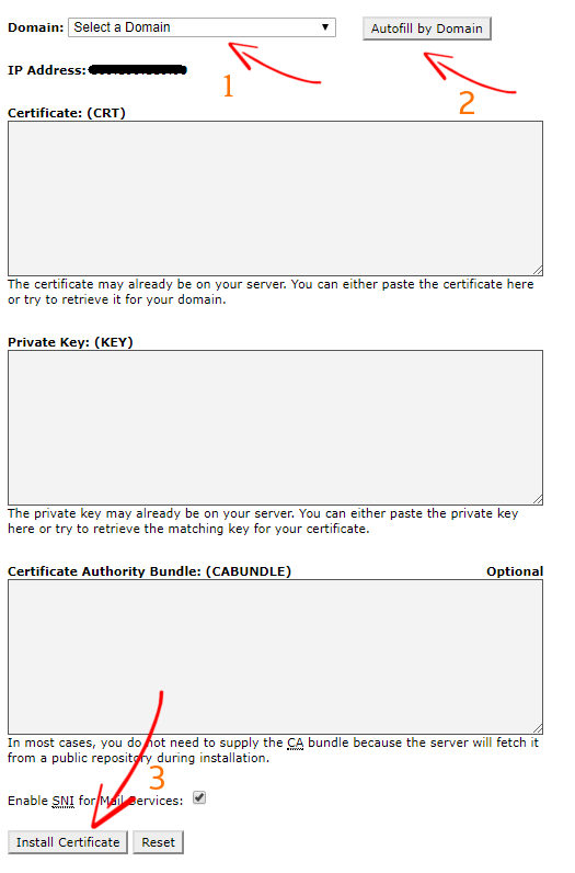 Site Ground SSL-Zertifikat installieren