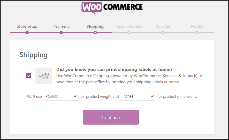 WooCommerce 航運