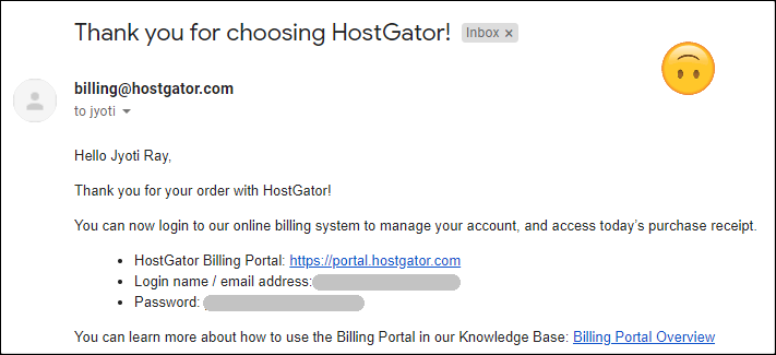 Hostgator cPanel 登錄詳情