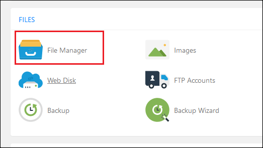 cPanel File Manager