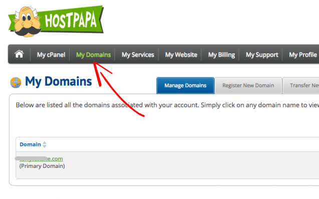 HostPapa Domains