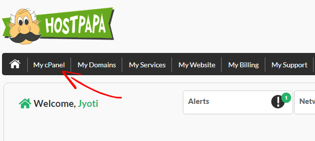 HostPapa Dashboard