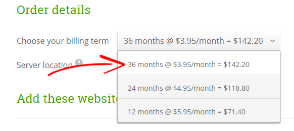 HostPapa Billing Term