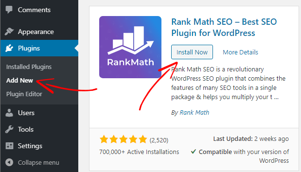 Installing WordPress Plugin