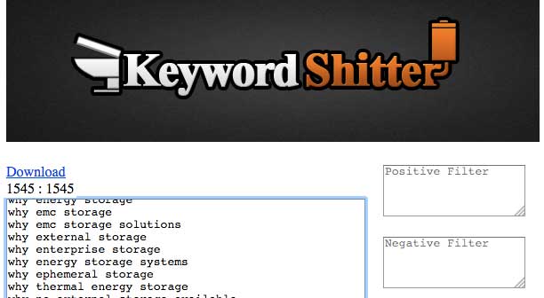 keyword-shitter