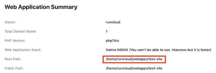 Jalur Direktori Runcloud