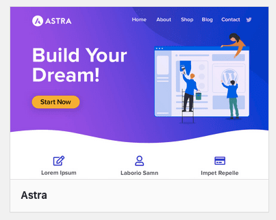 Astra WordPress Teması