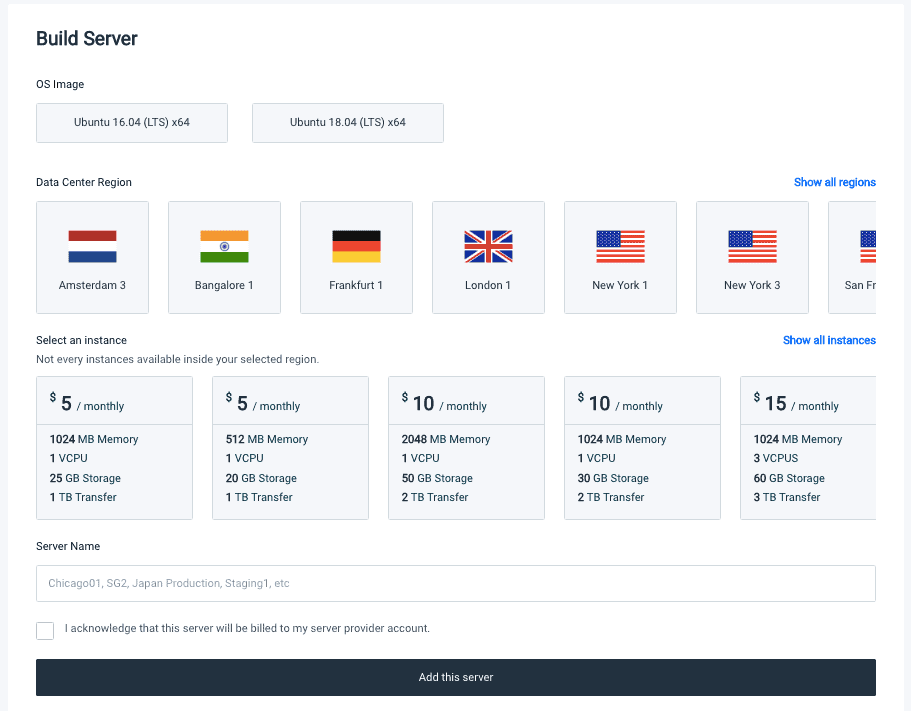 Server Bangun Runcloud