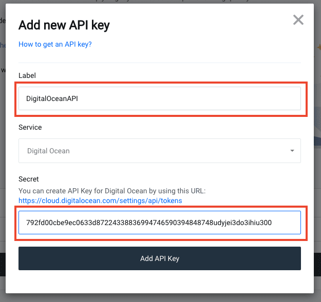 Runcloud Tambahkan Api