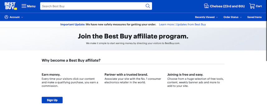 Best Buy Ortaklık Programı