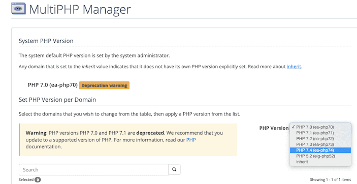 Php Sürümünü Yükselt Bluehost