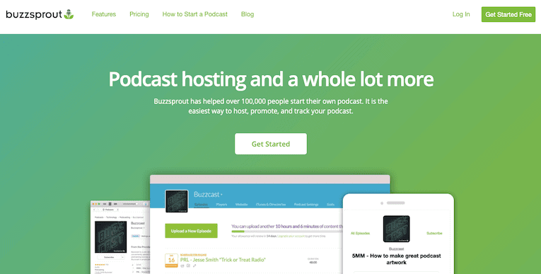 Buzzsprout Podcast Barındırma