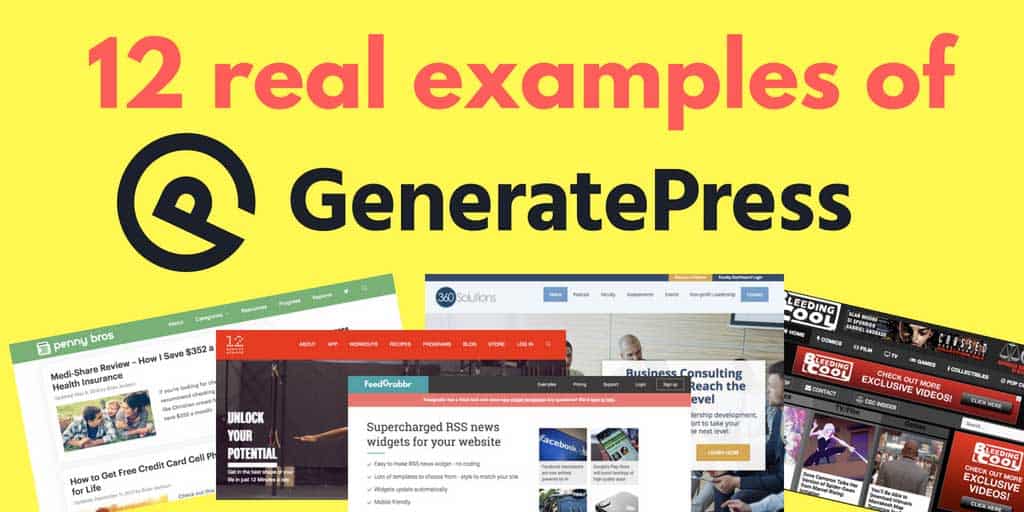 GeneratePress-esempi