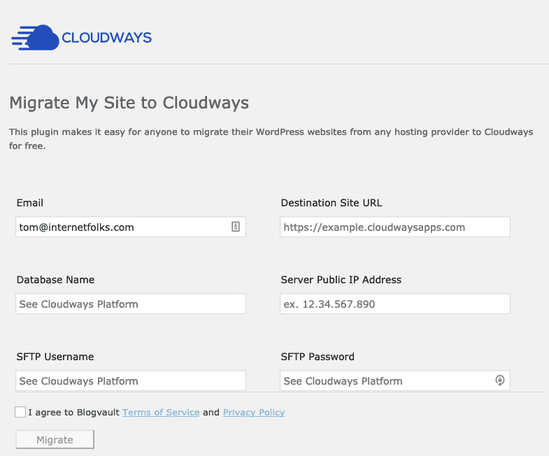 Cloudways WordPress 遷移設置