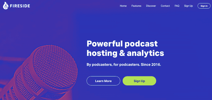 Hosting di podcast Fireside