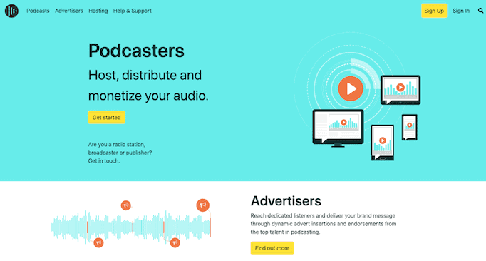 Hosting di podcast Audioboom