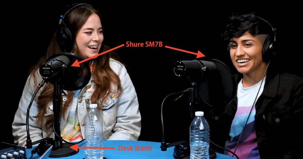 Smoshcast Shure Sm7b Mikrofon Masa Standı