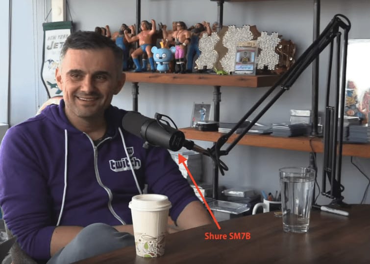 Gary Vee Podcast Shure Sm7b