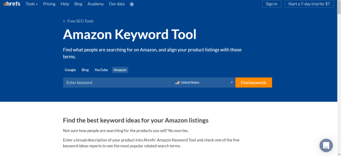 Amazon Keyword Research