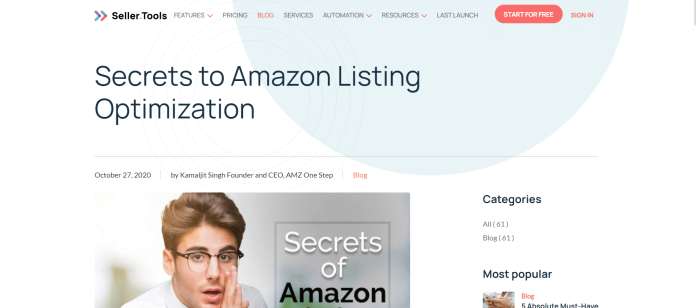 Listing optimization