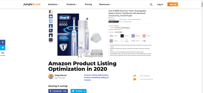 Listing optimization