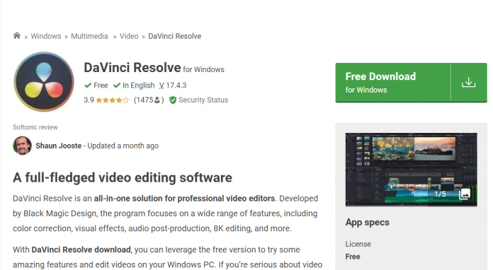 Video Editing Software