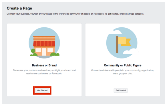 Create a Facebook Page