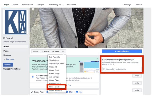 Create a Facebook Page