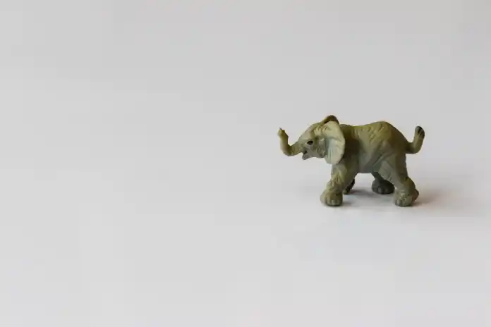 gray elephant figurine