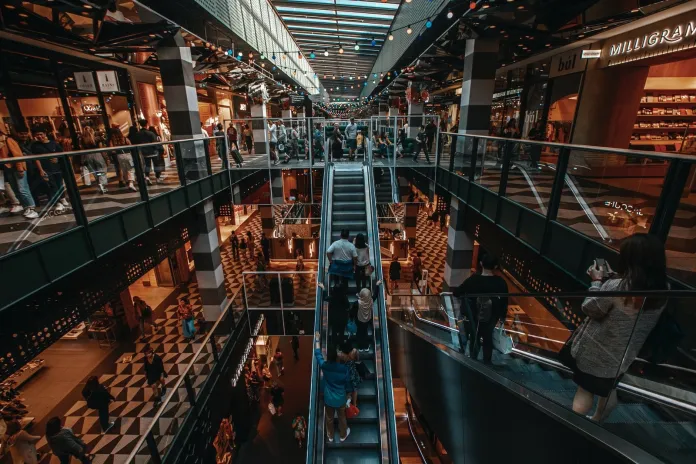 people walking in mall