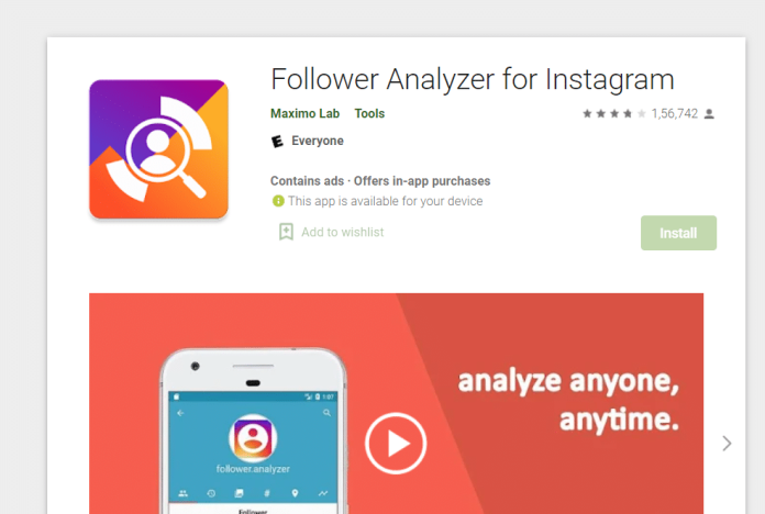 Instagram follower Tracker