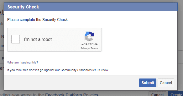 facebook login