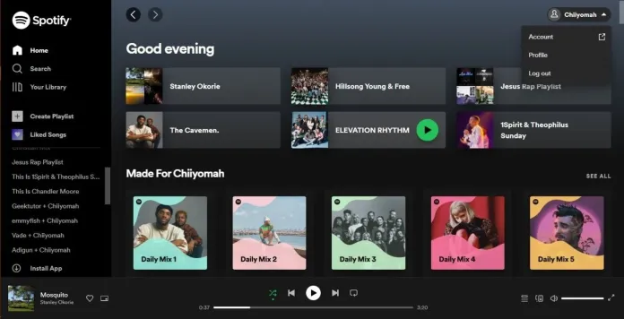 spotify stats