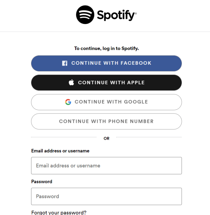 spotify web player