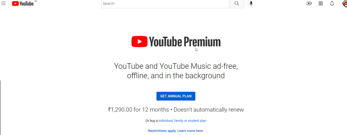 youtube premium