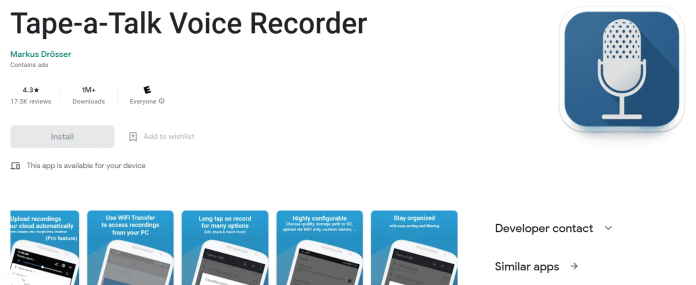 voice recorder