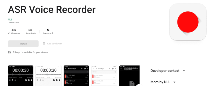 voice recorder