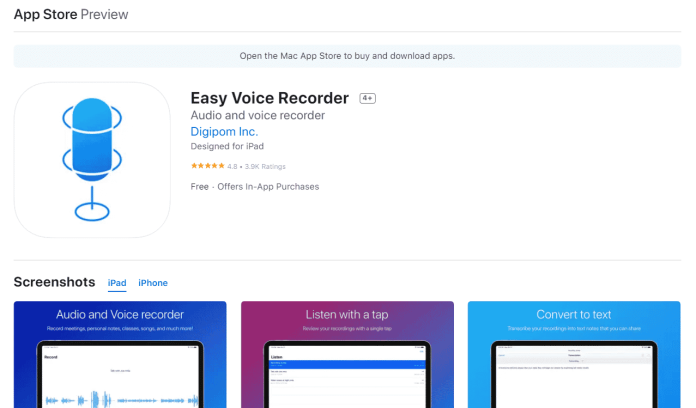 voice recorder