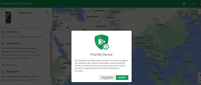 find my device