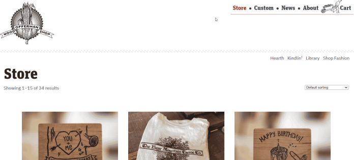 ecommerce website