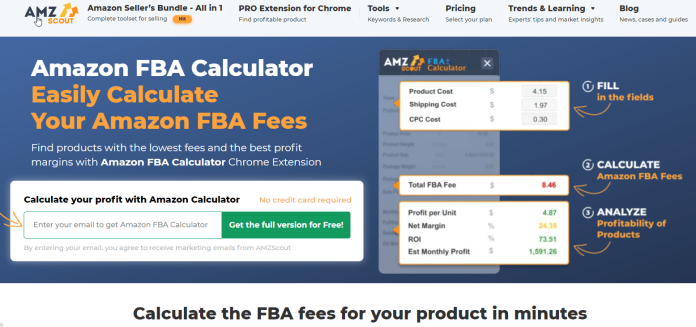 amazon fba calculator