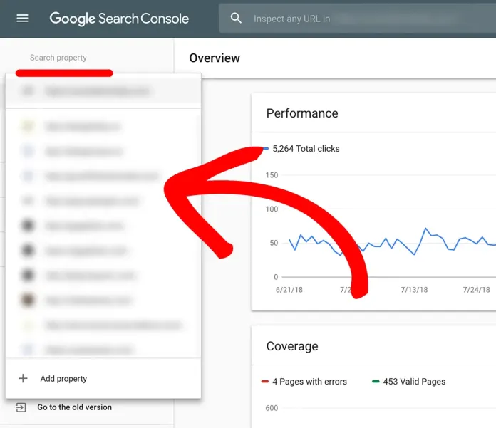 google search console