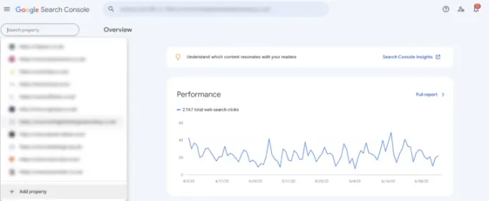 google search console