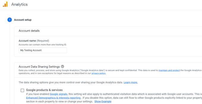 google analytics